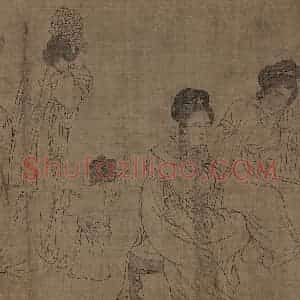 宋代《宫中图》国画人物作品图片赏析