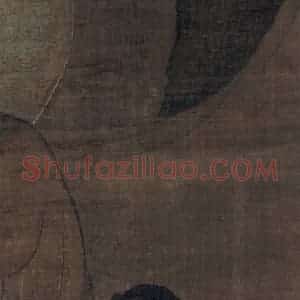 宋代 金大受《第十三尊者 因揭陀尊者图》国画人物工笔作品图片赏析
