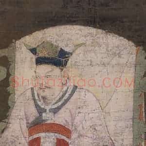 宋代 陆信忠《都市王》国画人物工笔作品图片赏析