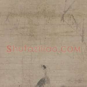 宋代 牧溪《芦雁图》国画花鸟工笔作品图片赏析