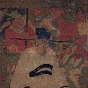 宋代《宋帝王》国画人物工笔作品图片赏析