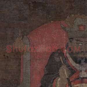 宋代《阎罗王》国画人物工笔作品图片赏析