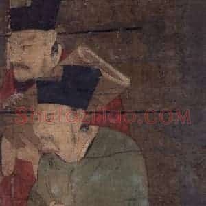 宋代《变成王》国画人物工笔作品图片赏析