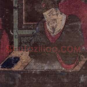 宋代《泰山王》国画人物工笔作品图片赏析
