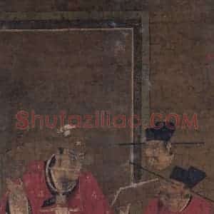 宋代《平等王》国画人物工笔作品图片赏析