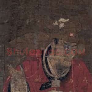 宋代《平等王》国画人物工笔作品图片赏析