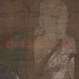 宋代《罗汉图(一)》国画人物工笔作品图片赏析
