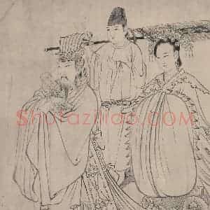 宋代《送子天王图》国画人物作品图片赏析