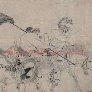 金代 宫素然《明妃出塞图》国画人物作品图片赏析