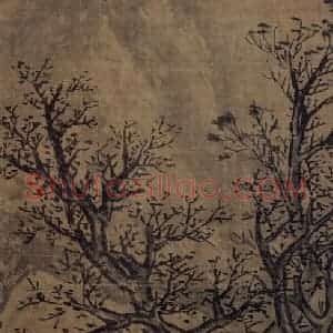 宋代 李唐（传）《山水图(二)》国画山水作品图片赏析