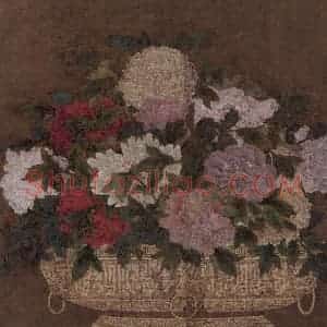 宋代《牡丹图》国画花鸟作品图片赏析