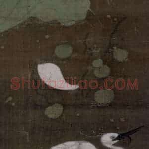 宋代 于子明《莲池水禽图(二)》国画花鸟作品图片赏析