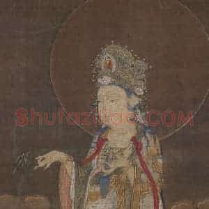 宋代《阿弥陀净土图》国画人物作品图片赏析