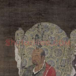 宋代《不空三藏图》国画人物作品图片赏析