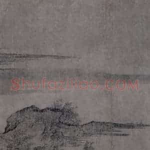 宋代 燕文贵《江山楼观图》国画山水作品图片赏析