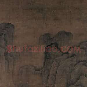 宋代《秋江渔艇图》国画山水作品图片赏析