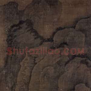 宋代《秋江渔艇图》国画山水作品图片赏析