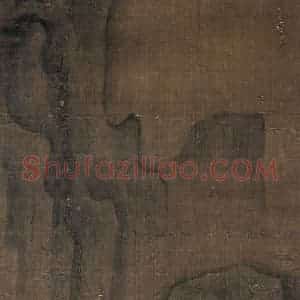 宋代《秋江渔艇图》国画山水作品图片赏析