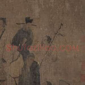 宋代《护法天王图》国画人物作品图片赏析