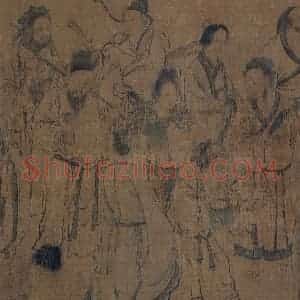 宋代《护法天王图》国画人物作品图片赏析