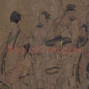 宋代《护法天王图》国画人物作品图片赏析