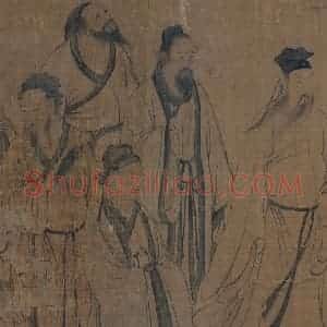 宋代《护法天王图》国画人物作品图片赏析