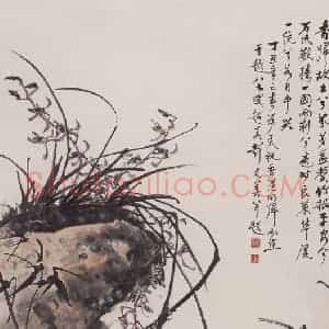 1997年 彭友善《香归故土》国画花鸟作品图片赏析