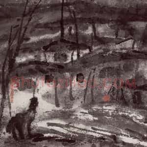 1998年 曾宓《怀旧》国画综合作品图片赏析