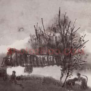 1999年 曾宓《山水册页》国画山水作品图片赏析