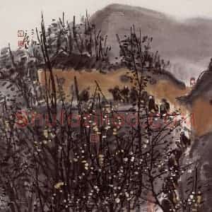 2001年 曾宓《进香图》国画综合作品图片赏析