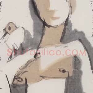 2003年 张桂铭《写意人物》国画人物作品图片赏析