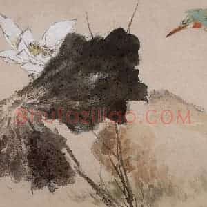 1964年 王雪涛《花鸟册页十开》国画花鸟作品图片赏析
