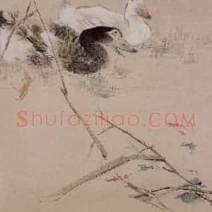 1964年 王雪涛《花鸟册页十开》国画花鸟作品图片赏析