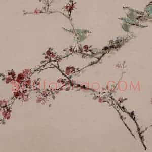 1964年 王雪涛《花鸟册页十开》国画花鸟作品图片赏析