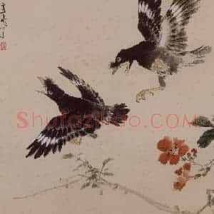 1964年 王雪涛《花鸟册页十开》国画花鸟作品图片赏析