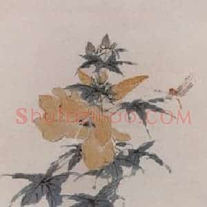 1947年 王雪涛《秋声秋韵》国画花鸟作品图片赏析
