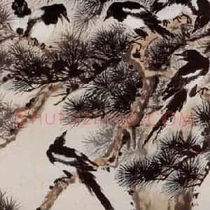 50年代 王雪涛《十二喜图》国画花鸟作品图片赏析