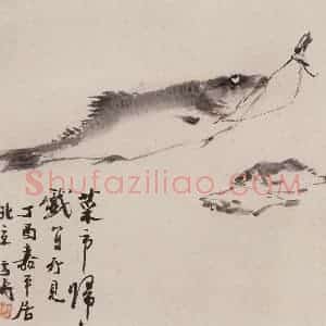 50年代 王雪涛《菜市归来》国画花鸟作品图片赏析