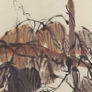 齐白石《葫芦图》国画花鸟作品图片赏析