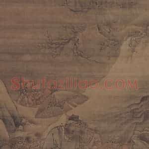明代 戴进《钟馗夜游图》国画人物作品图片赏析