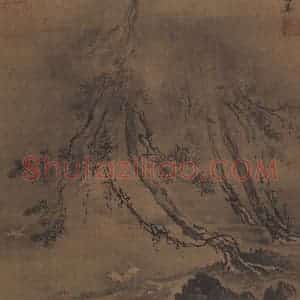 明代 戴进《三鹭图》国画花鸟作品图片赏析
