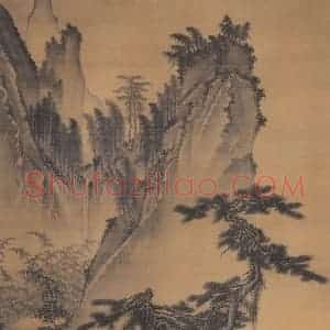 明代 戴进《三顾茅庐图》国画综合作品图片赏析