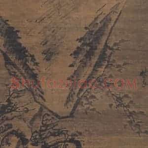 明代 林良《雪景双雉图》国画花鸟作品图片赏析