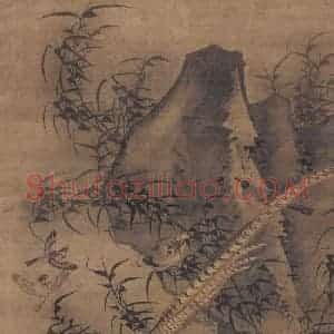 明代 林良《雉鸡图》国画花鸟作品图片赏析