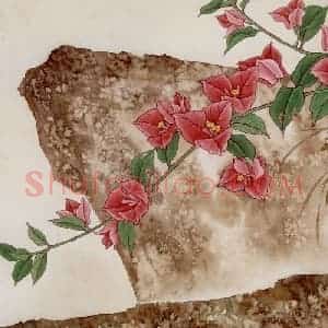 1994年 金鸿钧《南国春晨》国画花鸟作品图片赏析