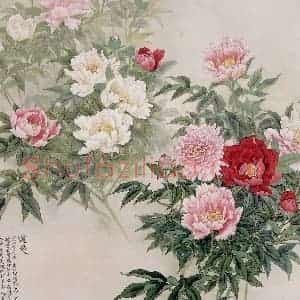 1977年 金鸿钧《遗爱》国画花鸟作品图片赏析