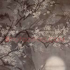 1986年 金鸿钧《暗香》国画花鸟作品图片赏析