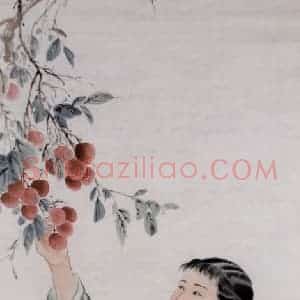徐燕孙《人物》国画人物作品图片赏析