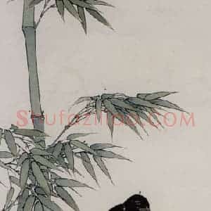田世光《花鸟》国画花鸟作品图片赏析