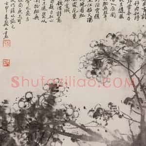 1992年 朱颖人《润物细无声》国画花鸟作品图片赏析